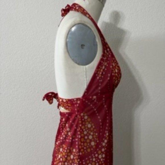 Brandenburg Polka Dot Halter Dress - Picture 6 of 10